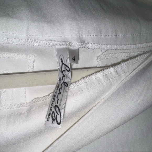 NWT Lulu-B Women’s White 4-Pocket Pull On Stretch Summer Skirt With Shorts Sz 4 - Picture 6 of 11